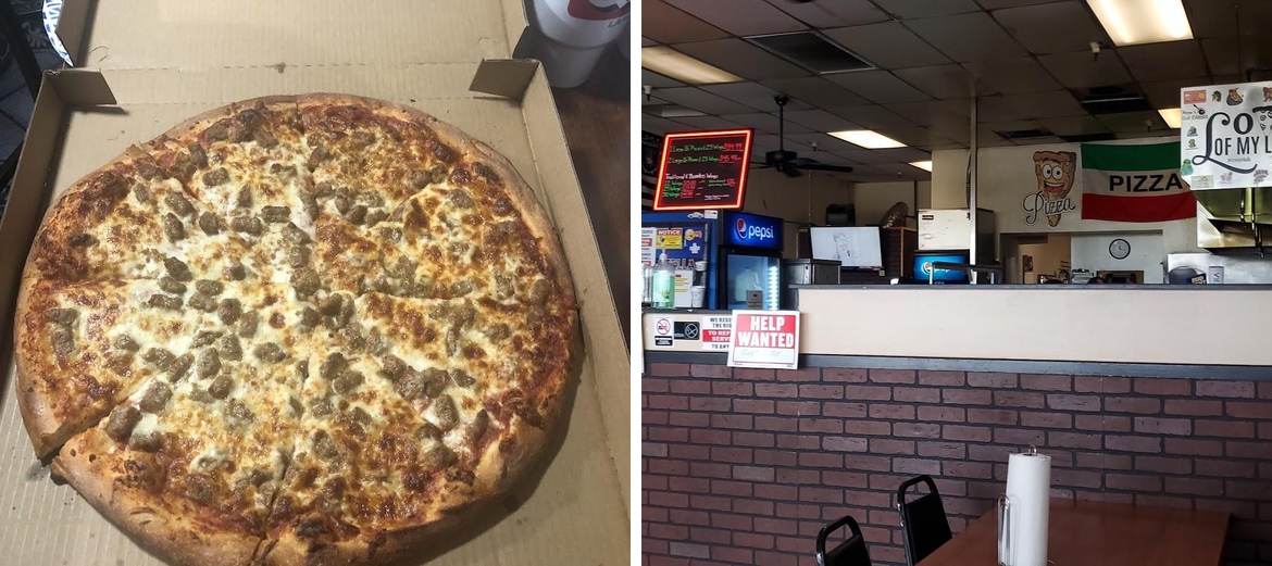 Grandpa's Pizza Menu